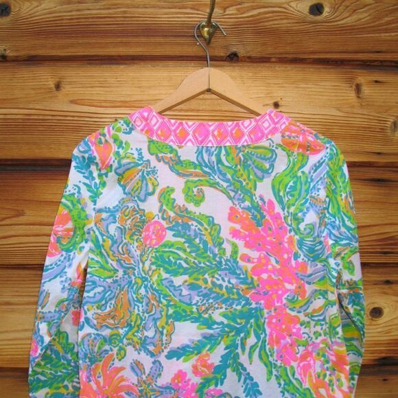 NWOT Lilly Pulitzer Amelia  Island Tunic “Casa Marina” Top S - Picture 7 of 9